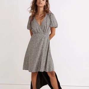 P33 Wrap Mini Dress in Tudor Floral